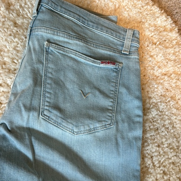 Hudson Womens Stretch Mid Rise Slim Boyfriend Natalie Denim Jeans Blue Size 27 - Picture 3 of 4